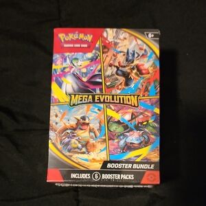 Pokemon Mega Evolution Booster Bundle Box Includes 6 Packs